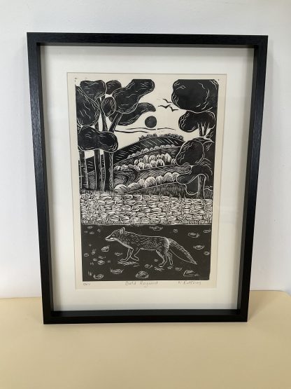 Bold Reynard fox Lino print - Image 4
