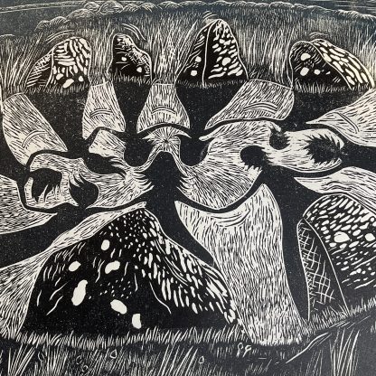 The Nine Maidens lino print - Image 6
