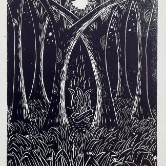 Campfire in Springtime