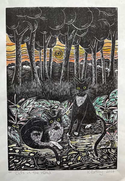 Cats in the wood