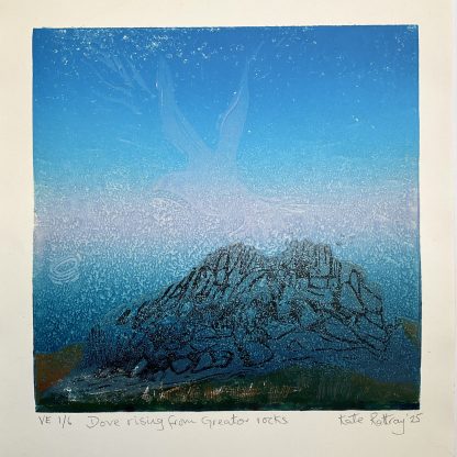 Dove rising from Greator rocks - Image 3