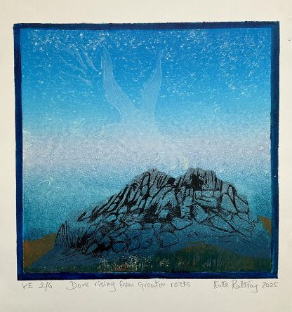 Dove rising from Greator rocks - Image 13