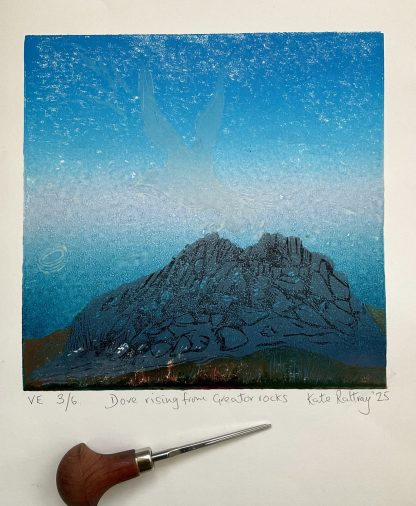 Dove rising from Greator rocks - Image 12