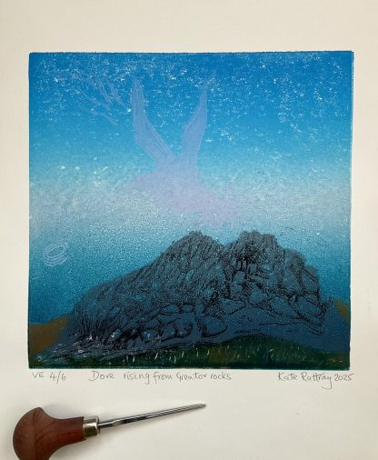 Dove rising from Greator rocks - Image 10