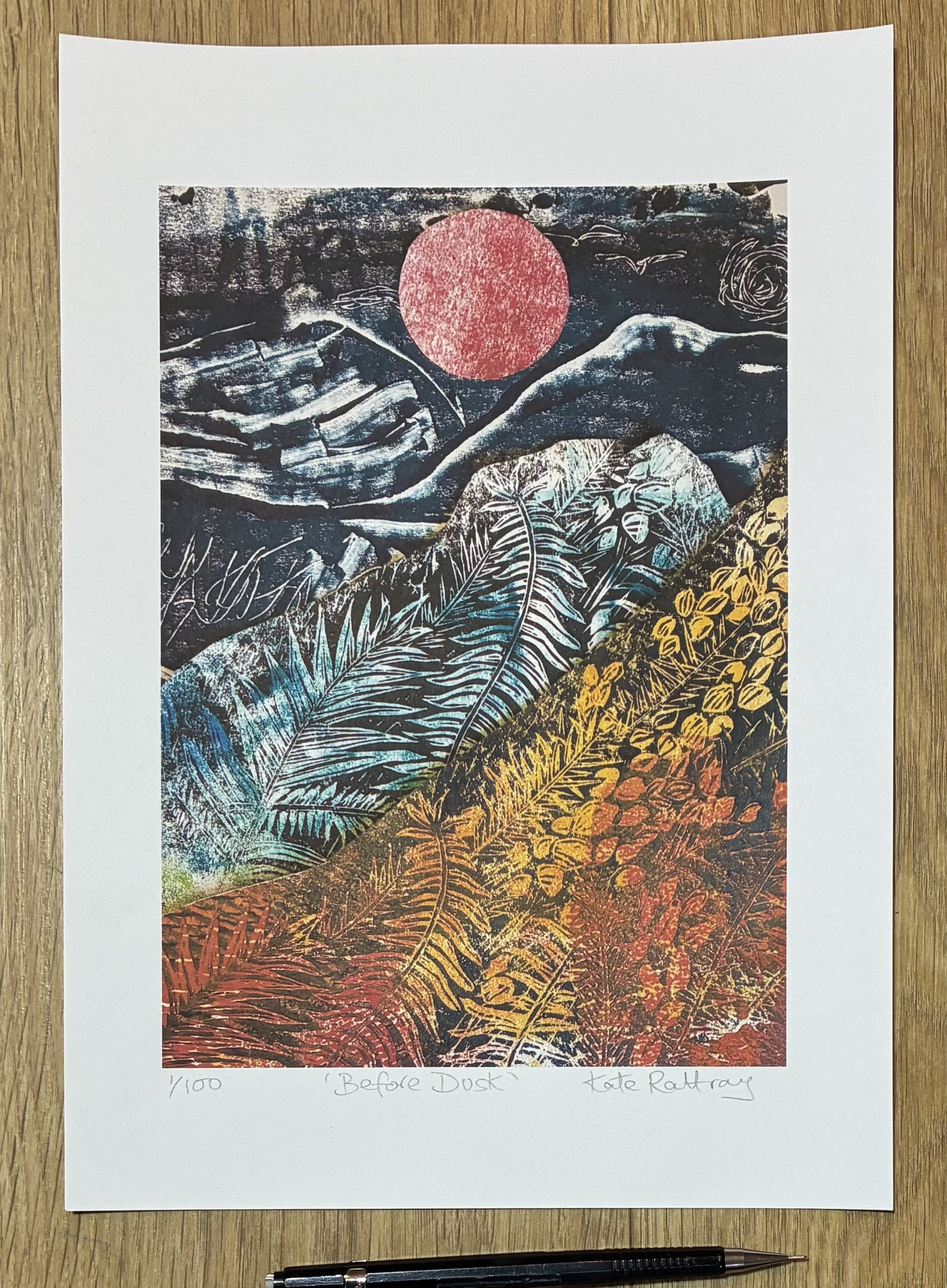 Before Dusk collage inkjet print - Image 2